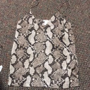 Snake print tank top!